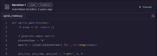code